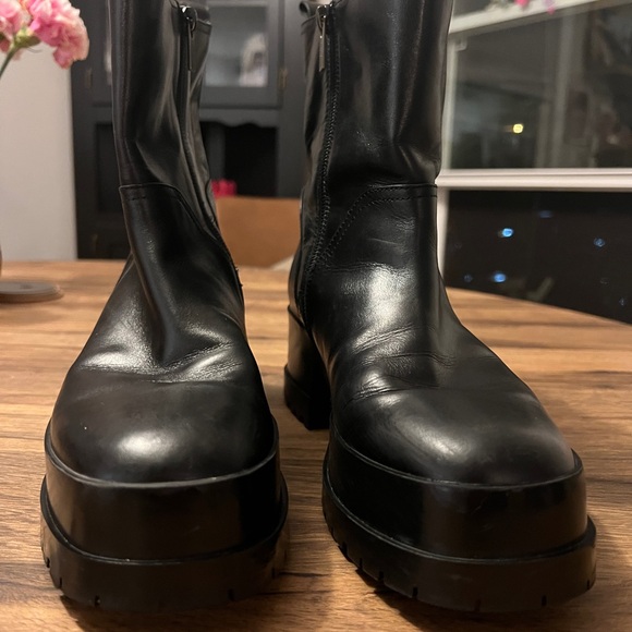 Clergerie Black “Wilmer” Leather Boots - Picture 4 of 7